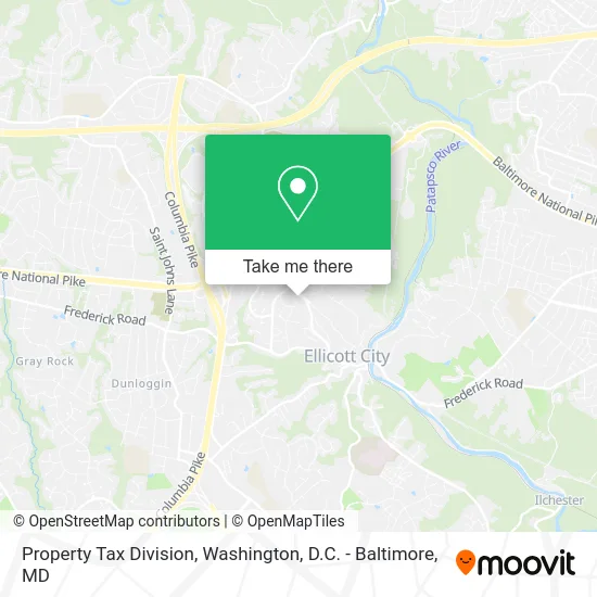 Property Tax Division map