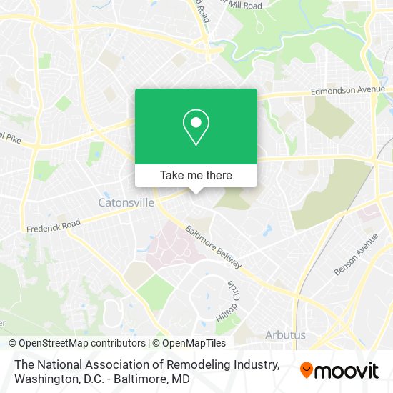The National Association of Remodeling Industry map