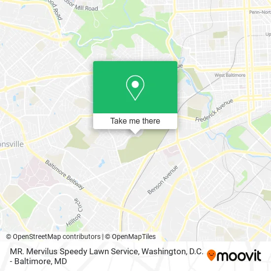 Mapa de MR. Mervilus Speedy Lawn Service