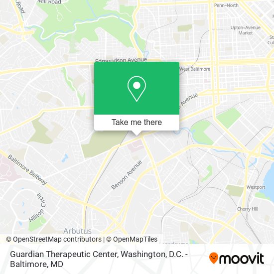 Mapa de Guardian Therapeutic Center