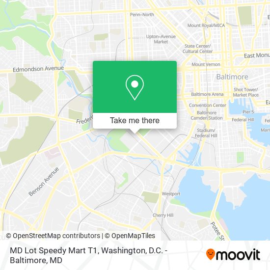 MD Lot Speedy Mart T1 map