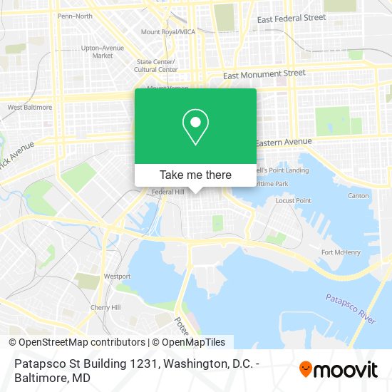 Patapsco St Building 1231 map