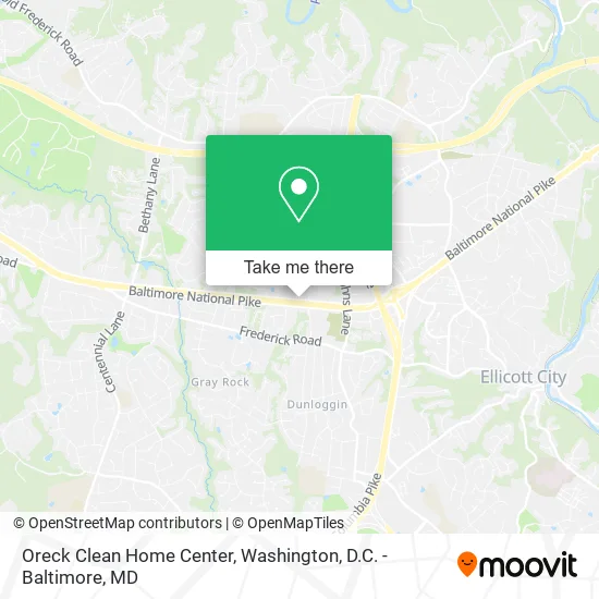 Oreck Clean Home Center map
