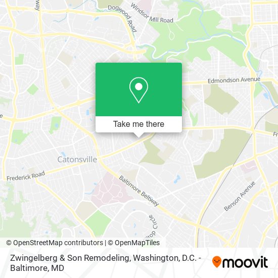 Zwingelberg & Son Remodeling map