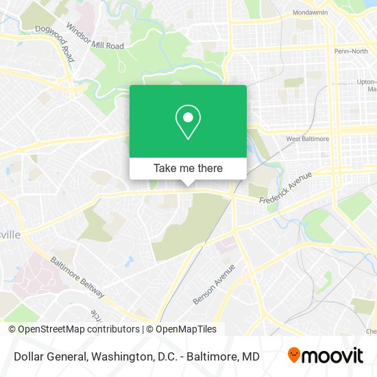 Dollar General map