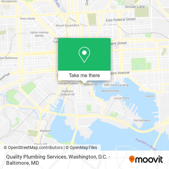 Quality Plumbing Services map