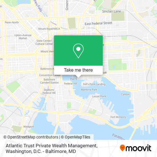 Mapa de Atlantic Trust Private Wealth Management