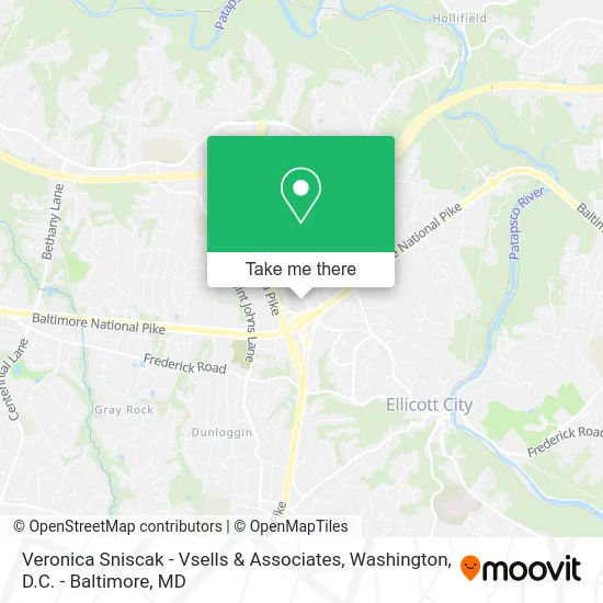 Veronica Sniscak - Vsells & Associates map