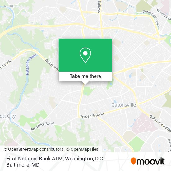 First National Bank ATM map