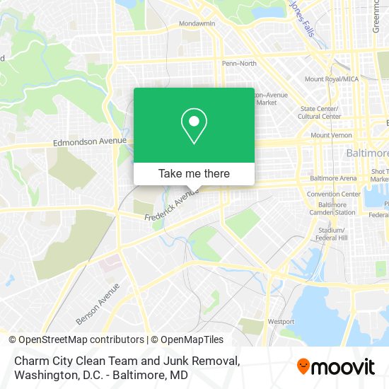 Mapa de Charm City Clean Team and Junk Removal