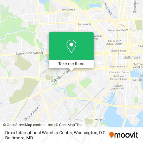 Mapa de Doxa International Worship Center