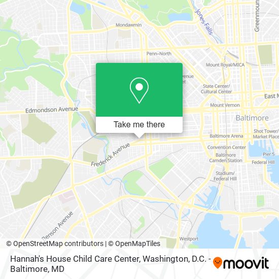 Hannah's House Child Care Center map