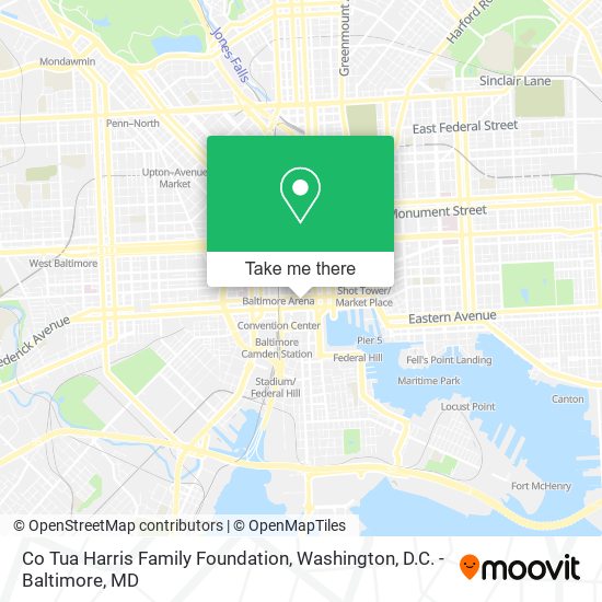 Mapa de Co Tua Harris Family Foundation