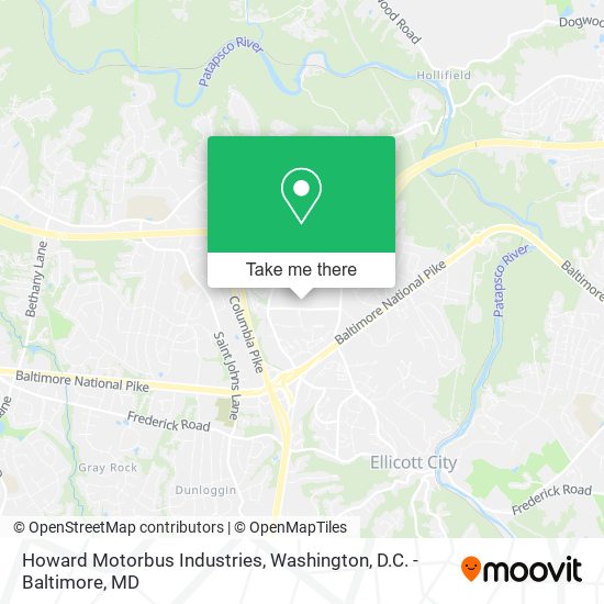 Mapa de Howard Motorbus Industries