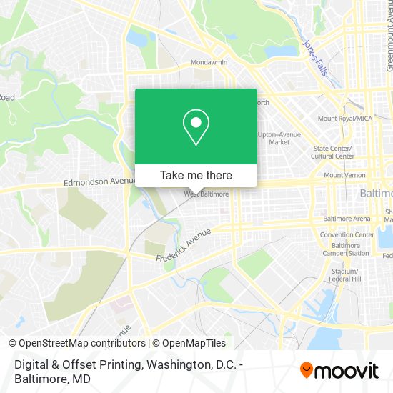 Digital & Offset Printing map