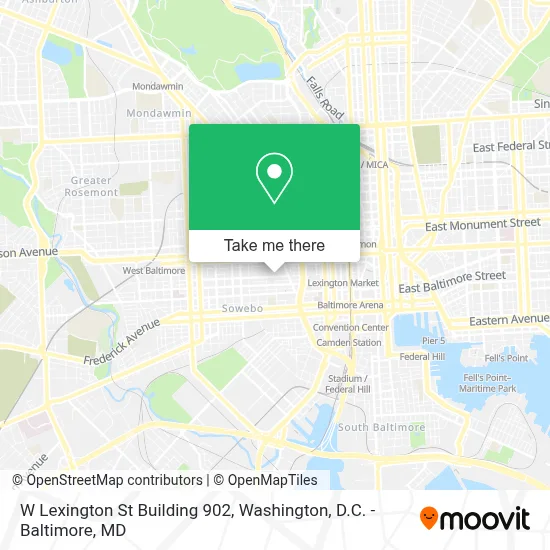 W Lexington St Building 902 map
