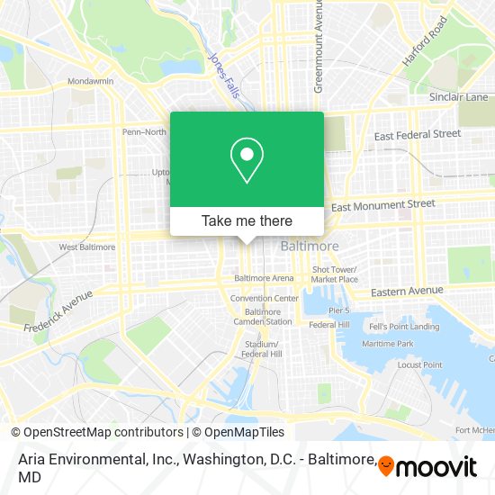 Aria Environmental, Inc. map