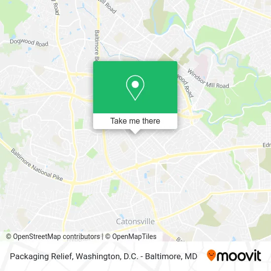 Packaging Relief map