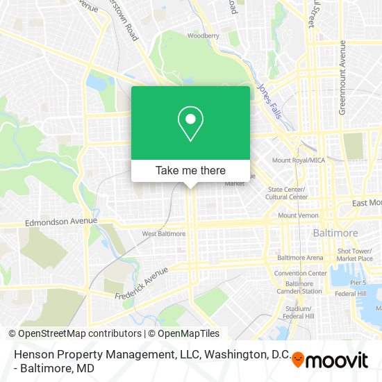 Mapa de Henson Property Management, LLC