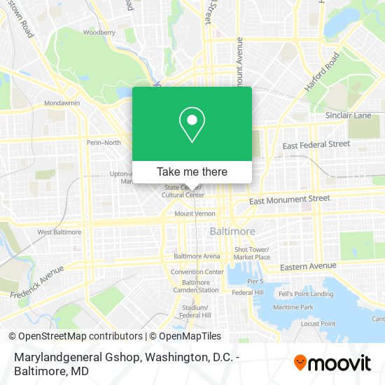 Marylandgeneral Gshop map