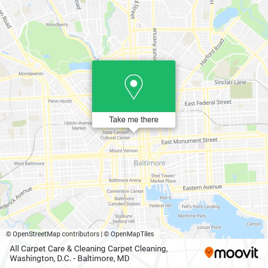 All Carpet Care & Cleaning Carpet Cleaning map