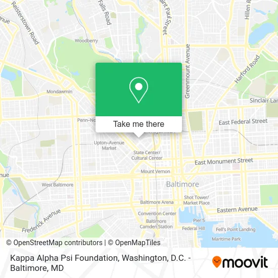 Kappa Alpha Psi Foundation map