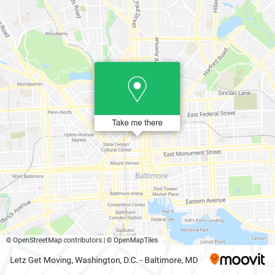 Letz Get Moving map