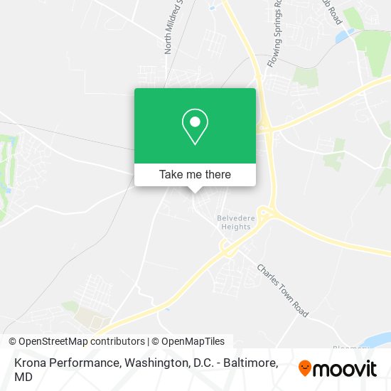 Mapa de Krona Performance