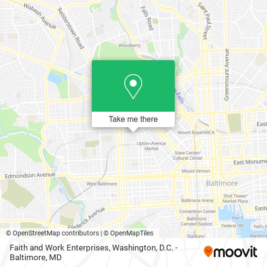 Faith and Work Enterprises map