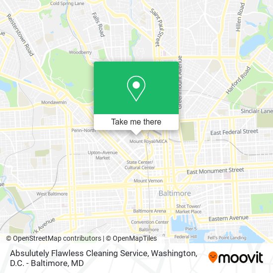 Mapa de Absulutely Flawless Cleaning Service