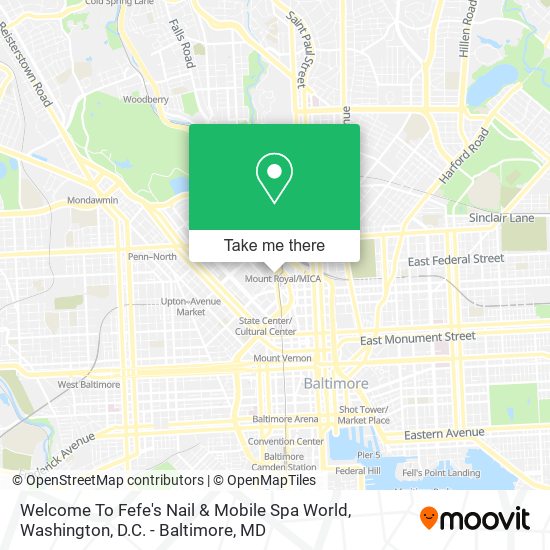 Mapa de Welcome To Fefe's Nail & Mobile Spa World
