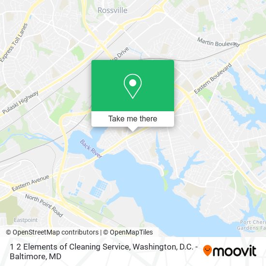 1 2 Elements of Cleaning Service map