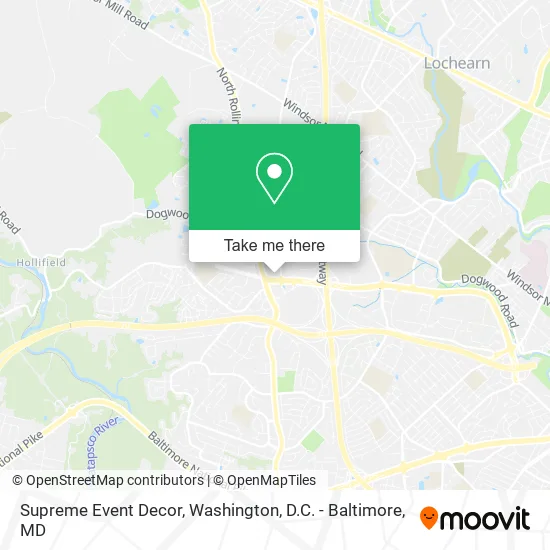 Mapa de Supreme Event Decor