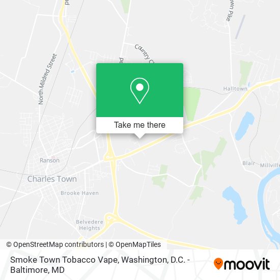 Mapa de Smoke Town Tobacco Vape