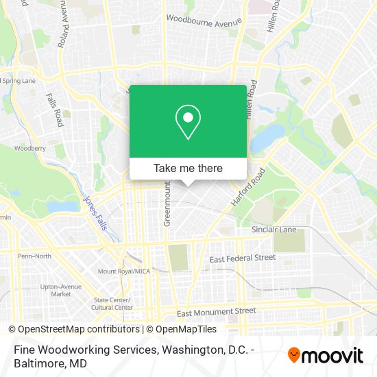 Fine Woodworking Services map