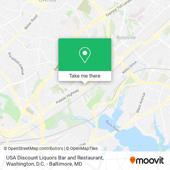 USA Discount Liquors Bar and Restaurant map