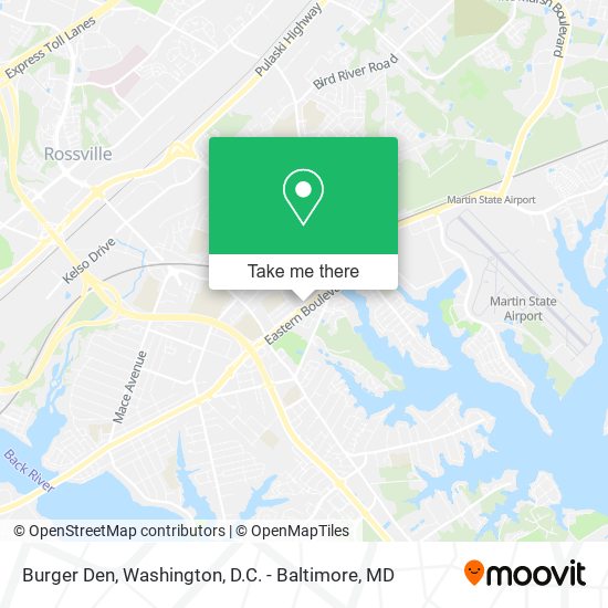 Burger Den map