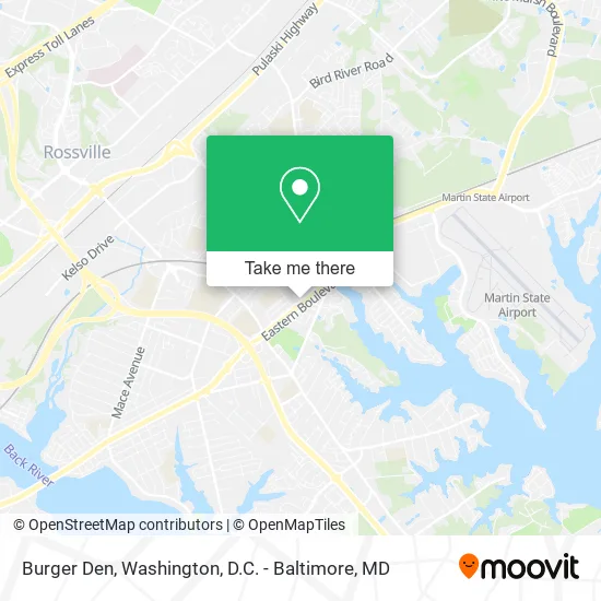 Mapa de Burger Den