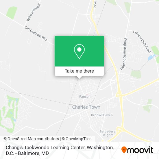 Chang's Taekwondo Learning Center map