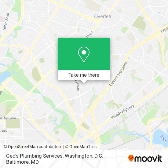 Mapa de Geo's Plumbing Services