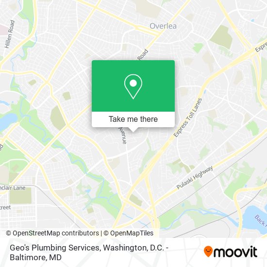 Geo's Plumbing Services map