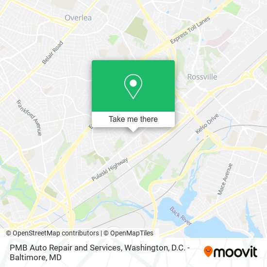 Mapa de PMB Auto Repair and Services