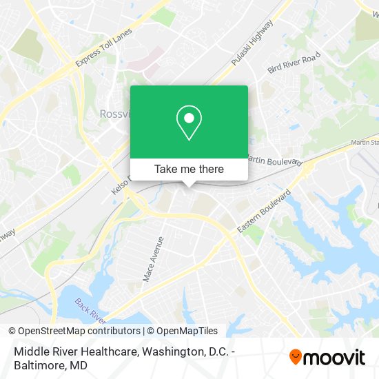 Middle River Healthcare map