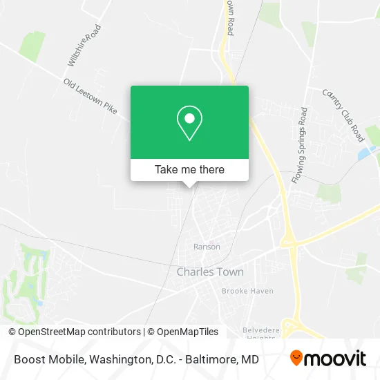 Boost Mobile map