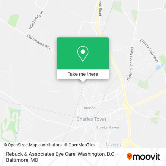Rebuck & Associates Eye Care map