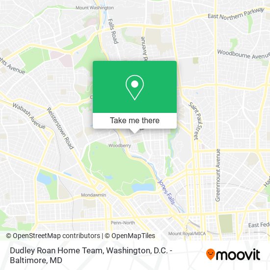 Mapa de Dudley Roan Home Team