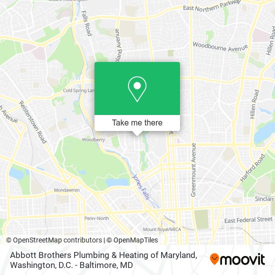 Mapa de Abbott Brothers Plumbing & Heating of Maryland