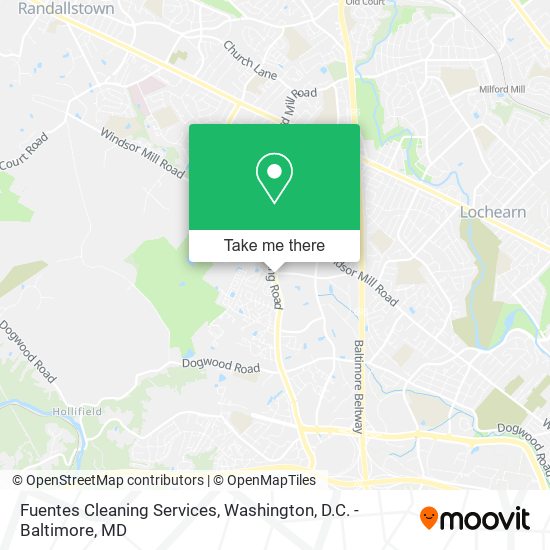 Fuentes Cleaning Services map
