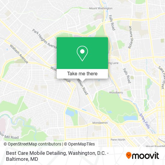 Mapa de Best Care Mobile Detailing