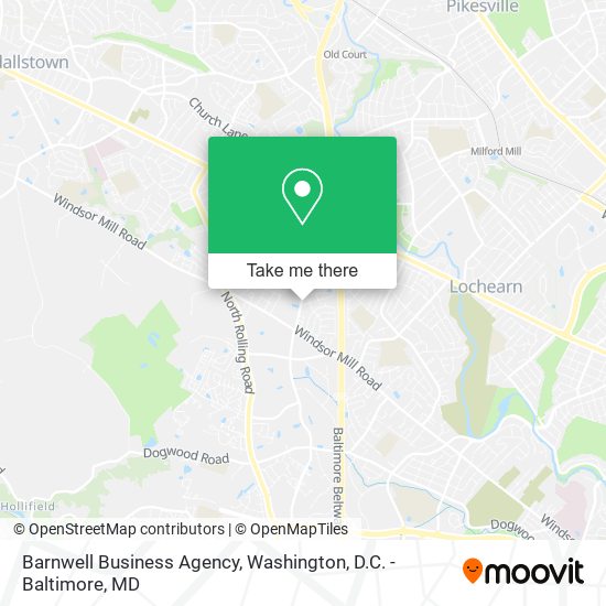 Barnwell Business Agency map
